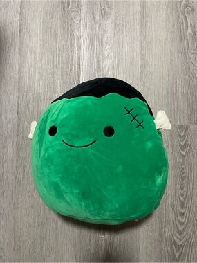 Green Frankenstein Squishmallow Plush Pillow